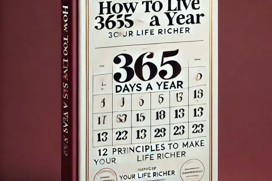 How To Live 365 Days A Year Book Summary